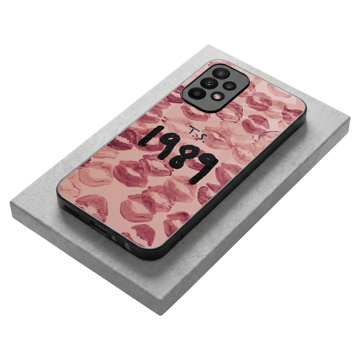 Taylor Swift 1989 stylish phone case for samsung galaxy a23 | glossy glass and slim fit