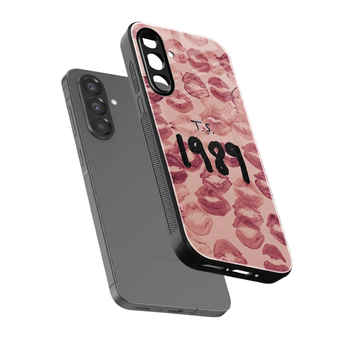 Taylor Swift 1989 sleek samsung galaxy a36 5g cover with tempered glass back and TPU edges