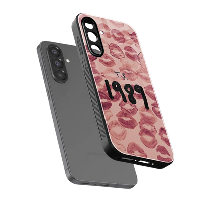 Taylor Swift 1989 sleek samsung galaxy a17 5g cover with tempered glass back and TPU edges