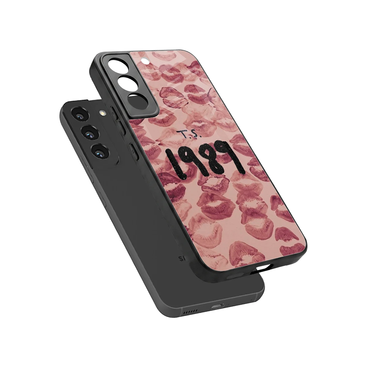 Taylor Swift 1989 sleek samsung galaxy s22 cover with tempered glass back and TPU edges