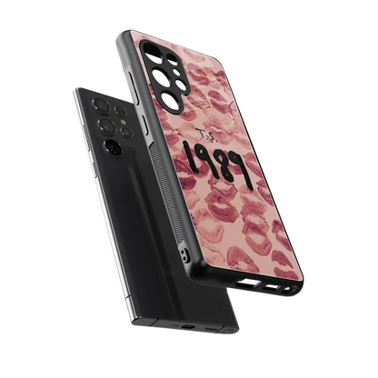 Taylor Swift 1989 sleek samsung galaxy s25 ultra cover with tempered glass back and TPU edges