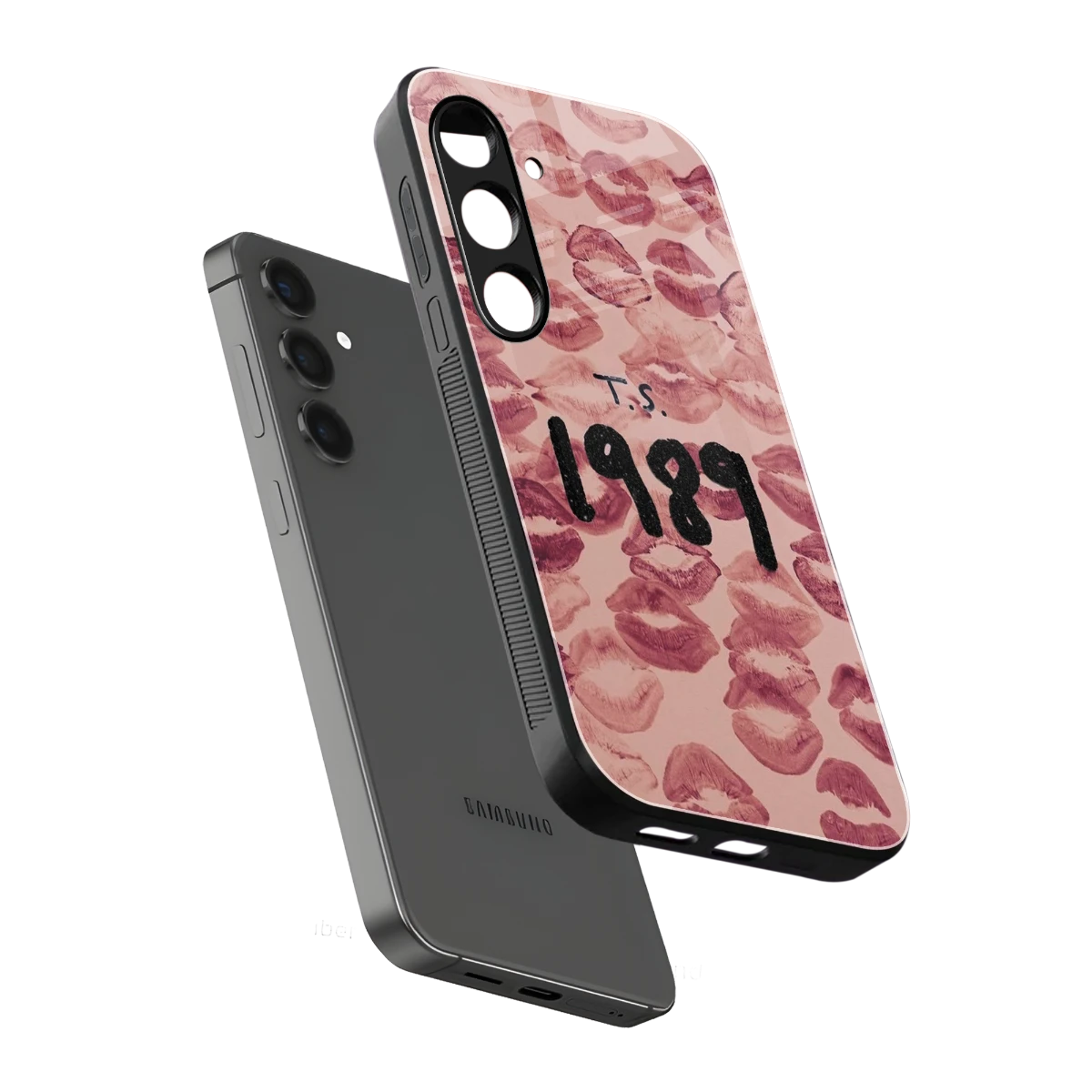 Taylor Swift 1989 sleek samsung galaxy s24 cover with tempered glass back and TPU edges