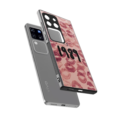 Taylor Swift 1989 sleekvivo v30 pro cover with tempered glass back and TPU edges