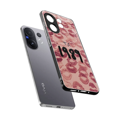 Taylor Swift 1989 sleek vivo v60 cover with tempered glass back and TPU edges