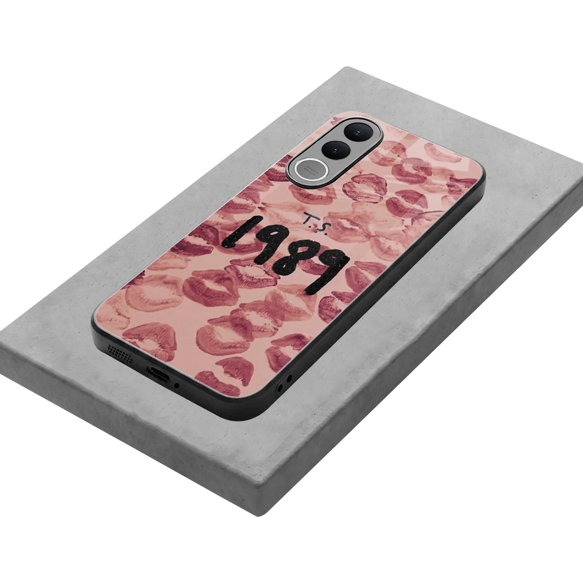Taylor Swift 1989 stylish phone case for vivo v70 fe | glossy glass and slim fit