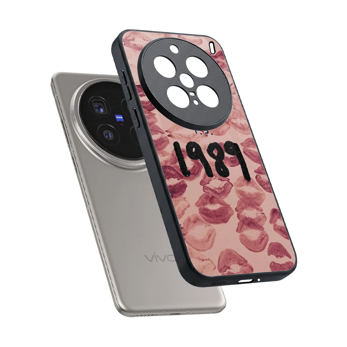 Taylor Swift 1989 sleek vivo x200 pro cover with tempered glass back and TPU edges