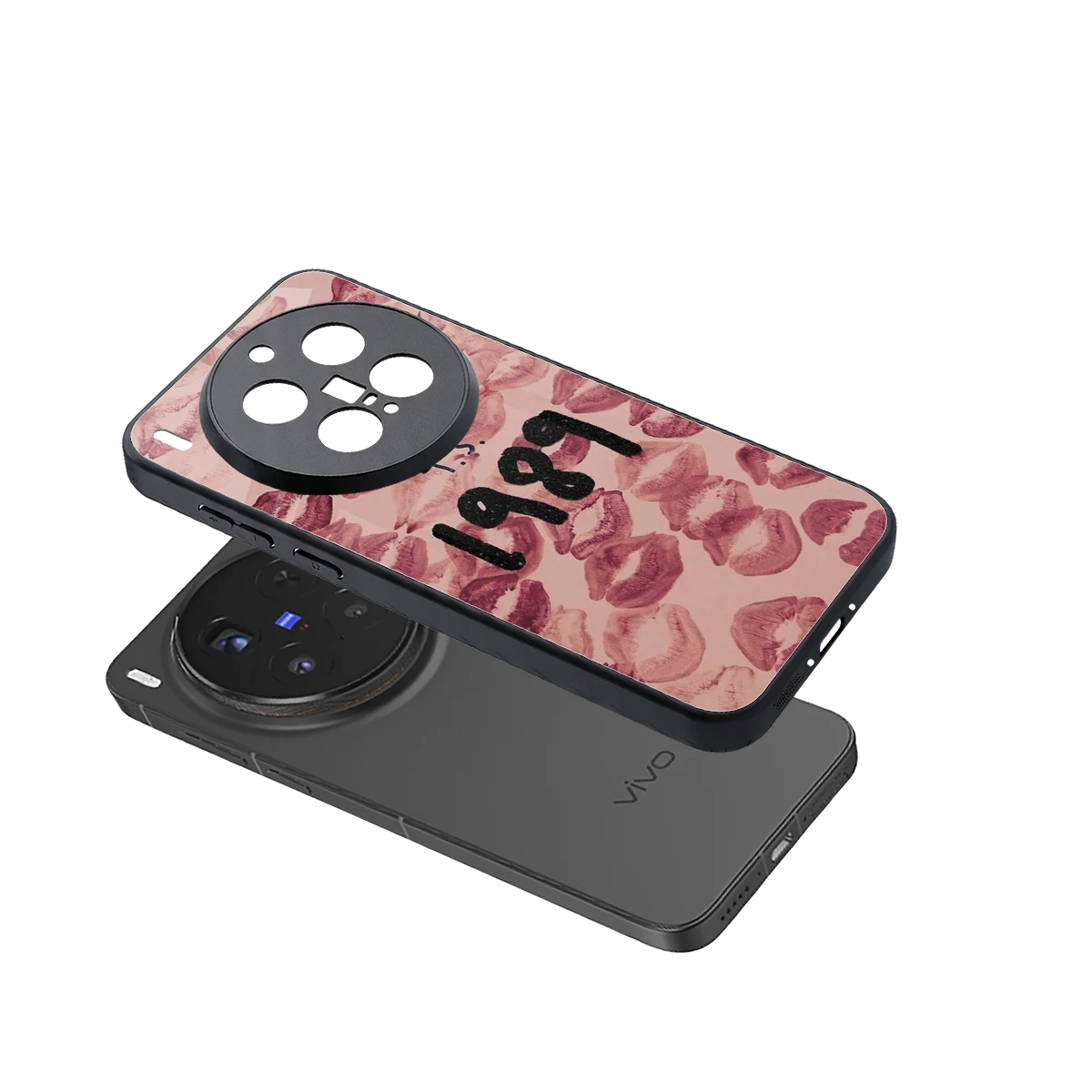 Taylor Swift 1989 sleek vivo x300 pro cover with tempered glass back and TPU edges