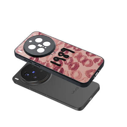 Taylor Swift 1989 sleek vivo x300 pro cover with tempered glass back and TPU edges