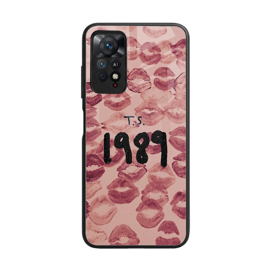 Taylor Swift 1989 back phone cover | glass case for redmi note 11 pro