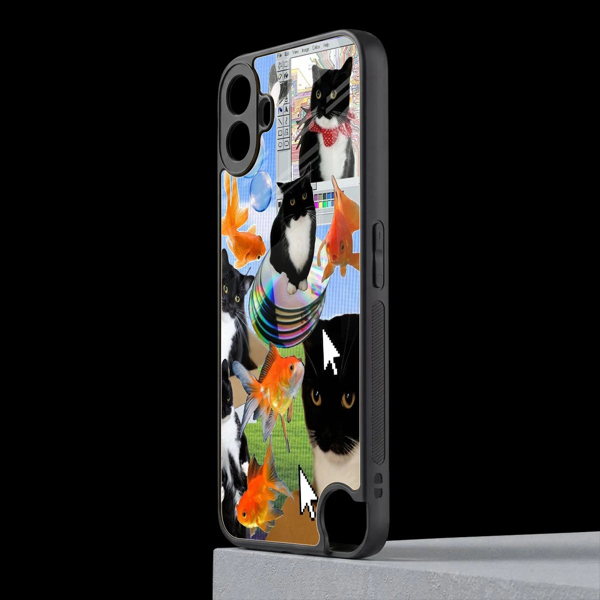 Techno Kitties cmf nothing phone 1 mobile cover | shockproof glass phone case