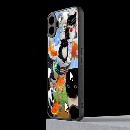Techno Kitties cmf nothing phone 1 mobile cover | shockproof glass phone case