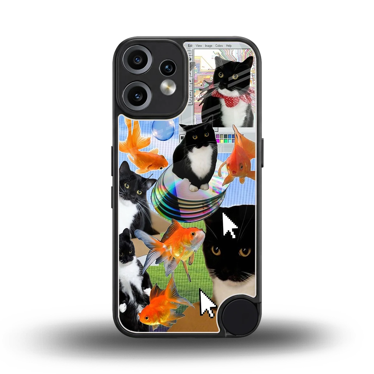 Techno Kitties back phone cover | glass case for cmf nothing phone 2 pro