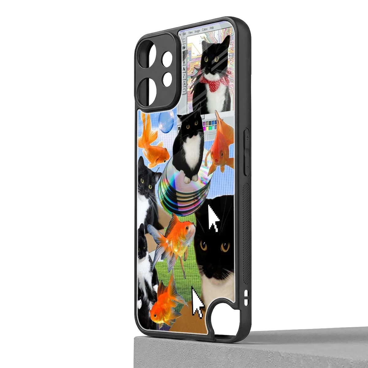 Techno Kitties cmf nothing phone 2 pro mobile cover | shockproof glass phone case