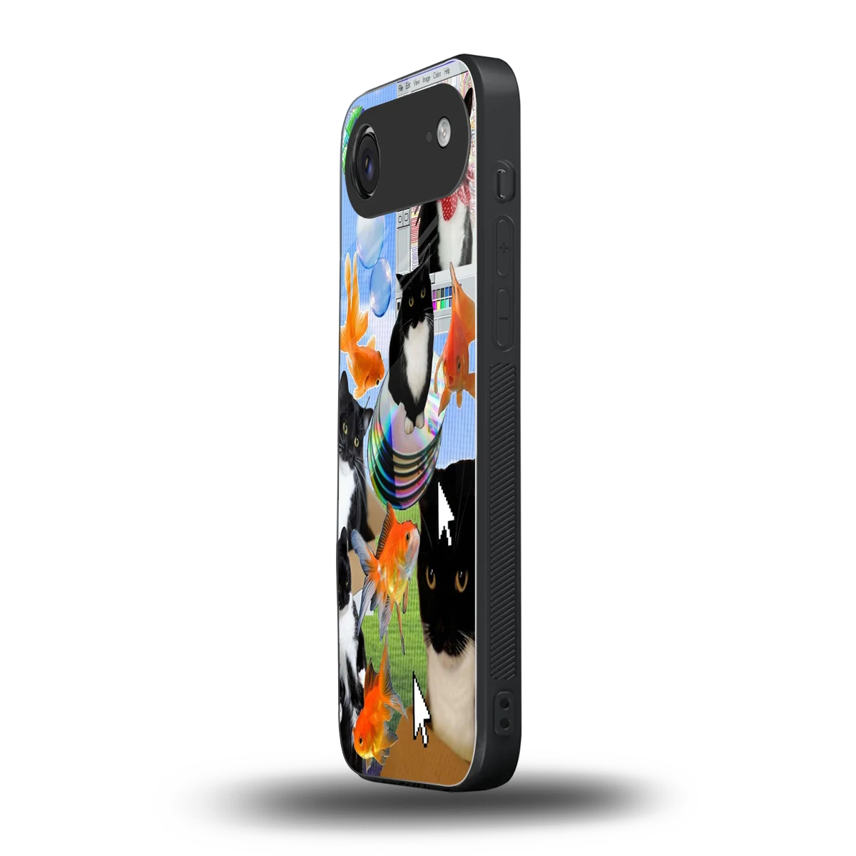 Techno Kitties iphone air mobile cover | shockproof glass phone case