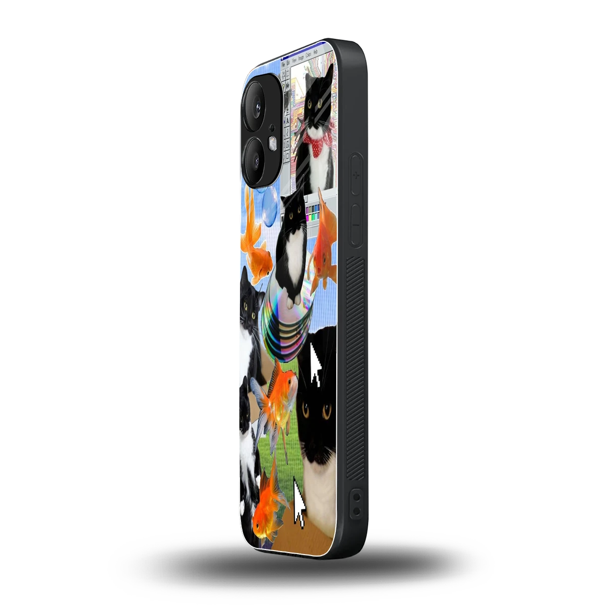 Techno Kitties nothing phone 2 mobile cover | shockproof glass phone case