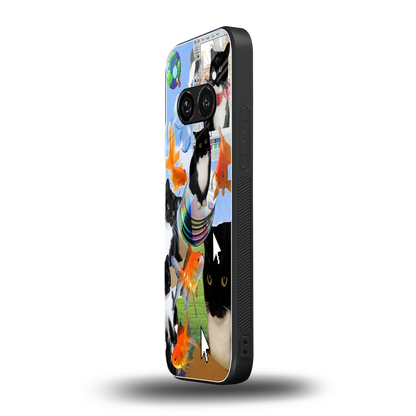 Techno Kitties nothing phone 2a plus mobile cover | shockproof glass phone case