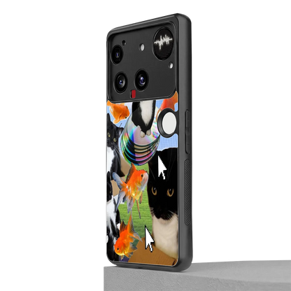 Techno Kitties nothing phone 3 mobile cover | shockproof glass phone case