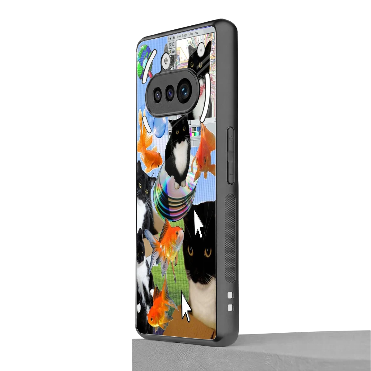 Techno Kitties nothing phone 3a mobile cover | shockproof glass phone case
