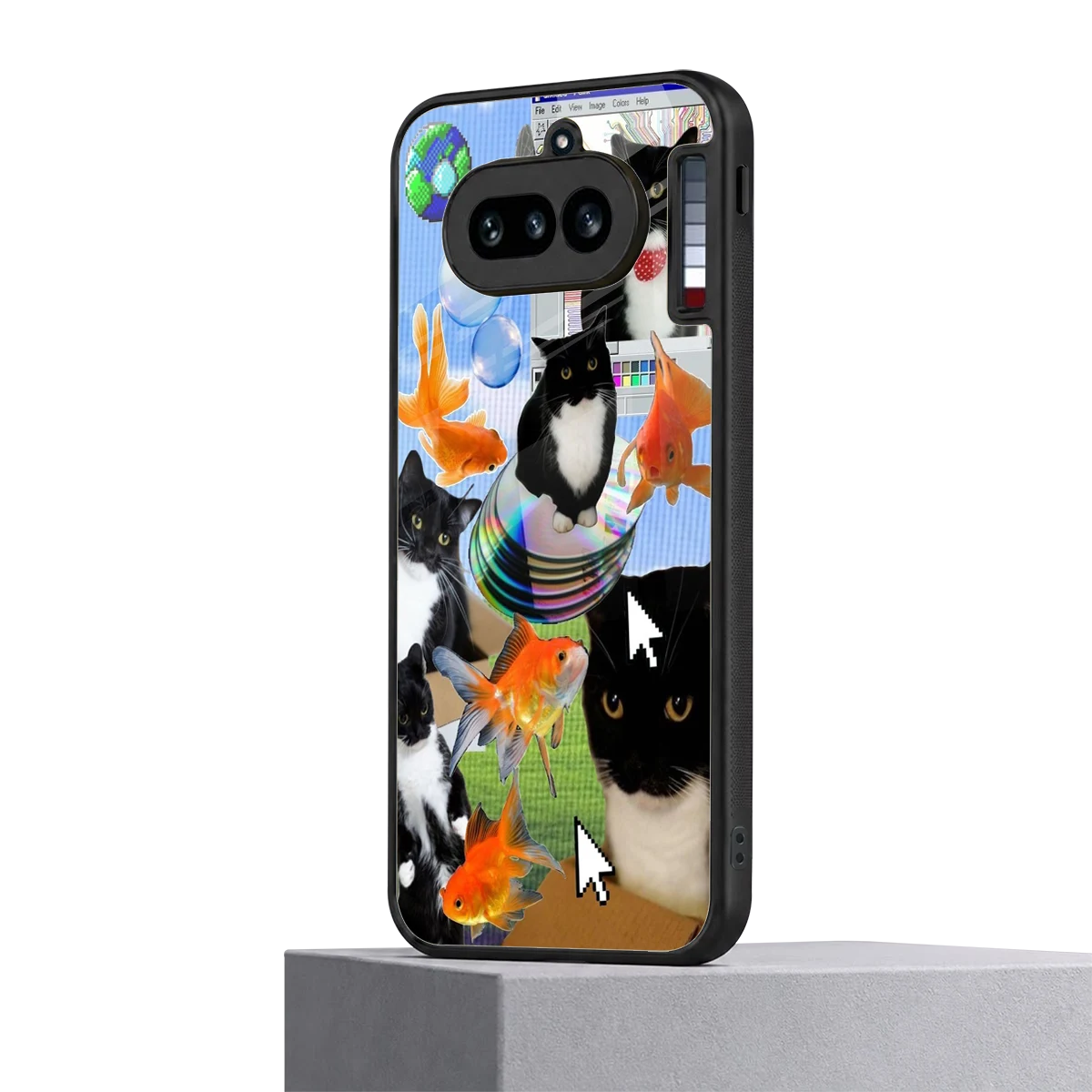 Techno Kitties nothing phone 4a mobile cover | shockproof glass phone case