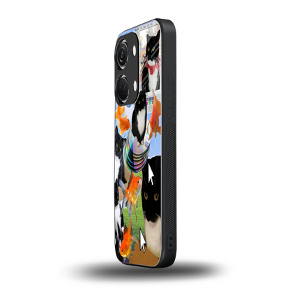 Techno Kitties oneplus nord 3 mobile cover | shockproof glass phone case