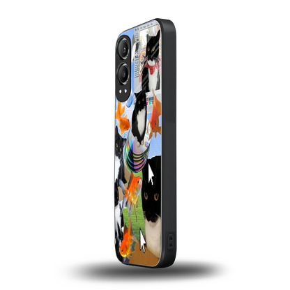 Techno Kitties oneplus nord ce 4 lite mobile cover | shockproof glass phone case