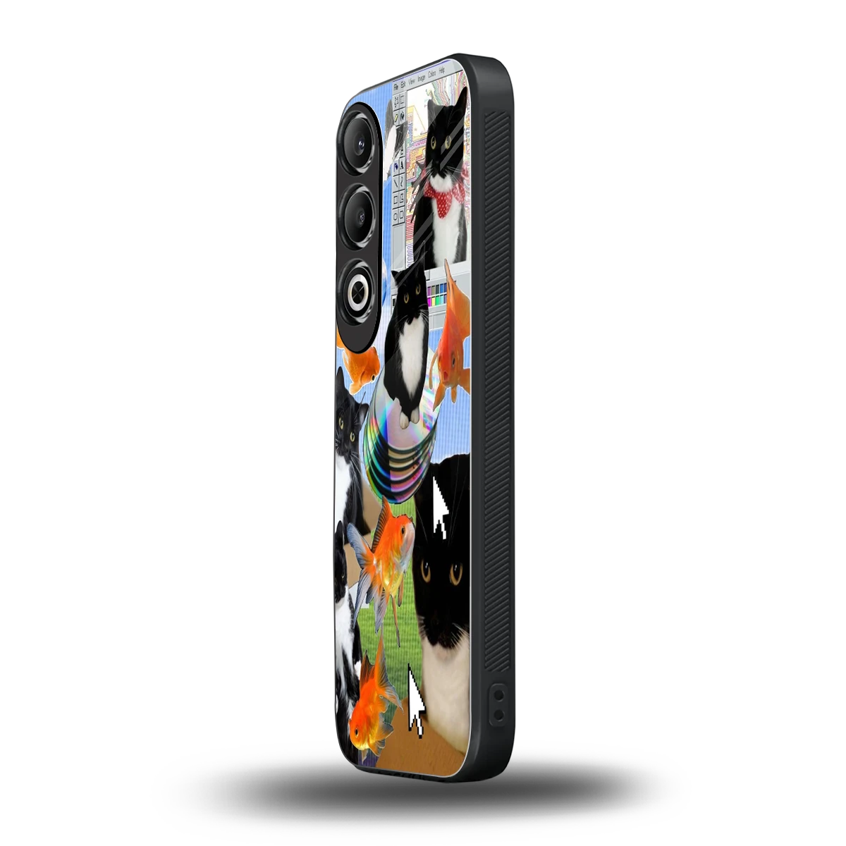 Techno Kitties oneplus nord ce 4 mobile cover | shockproof glass phone case