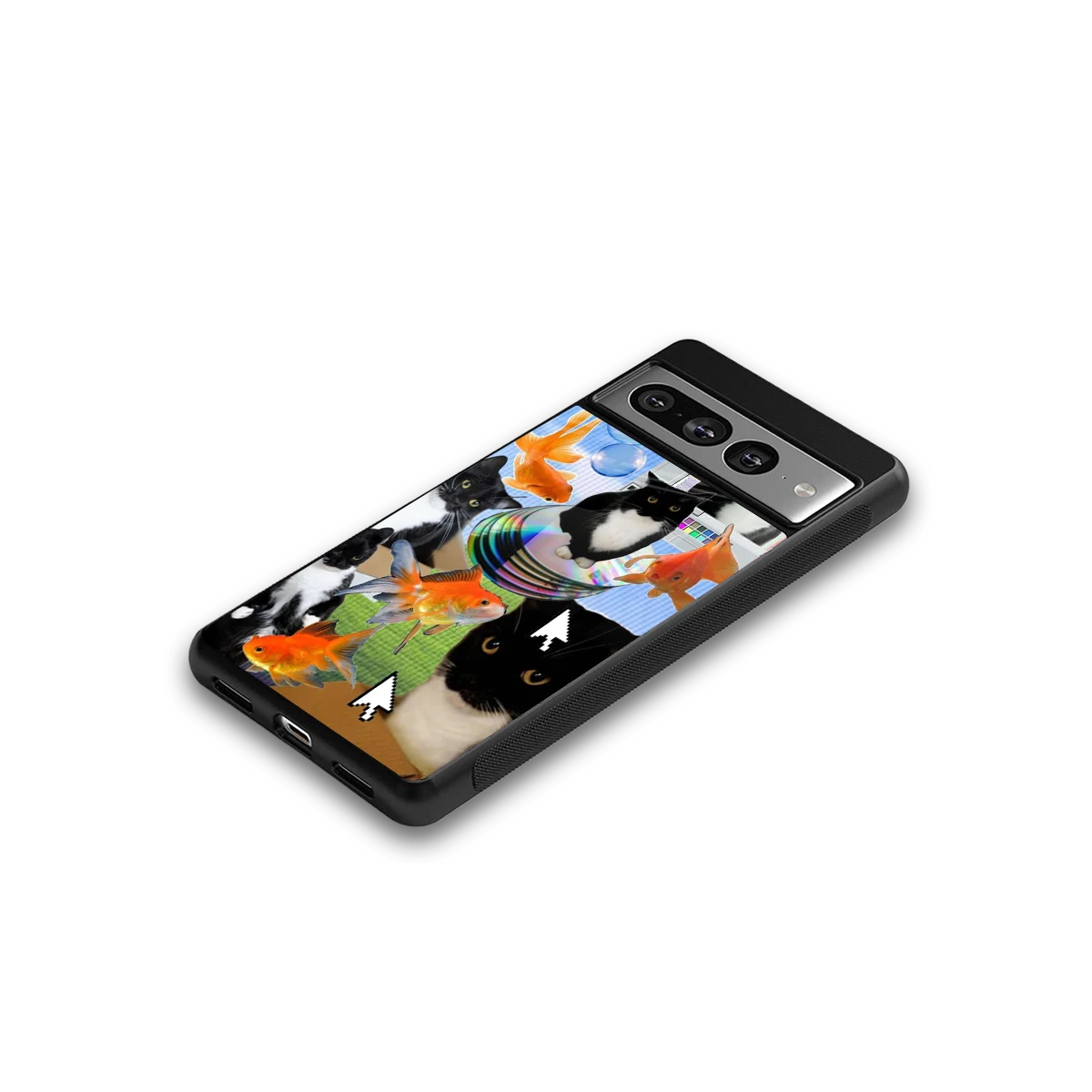 Techno Kitties google pixel 7 pro mobile cover | shockproof glass phone case