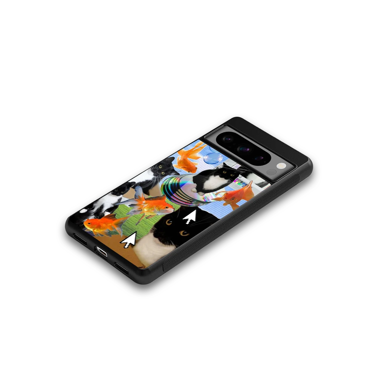 Techno Kitties google pixel 8 pro mobile cover | shockproof glass phone case