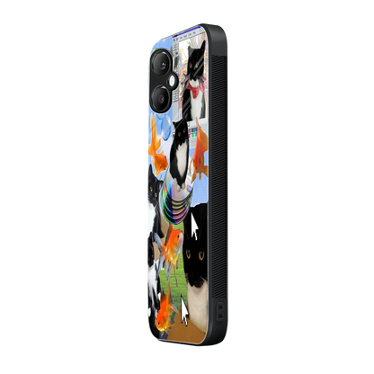 Techno Kitties samsung galaxy a06 5g mobile cover | shockproof glass phone case