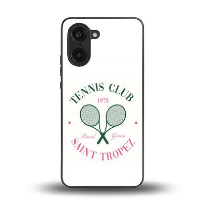 Tennis Club back phone cover | glass case for oneplus nord ce5 5g