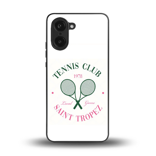 Tennis Club back phone cover | glass case for oneplus nord ce5 5g