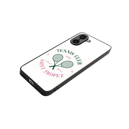 Tennis Club stylish phone case for oneplus nord ce5 5g | glossy glass and slim fit