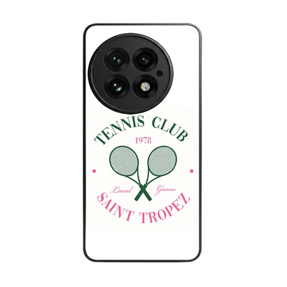 Tennis Club back phone cover | glass case for oneplus 13