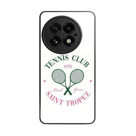 Tennis Club back phone cover | glass case for oneplus 13