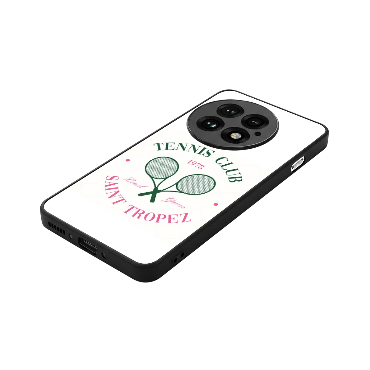Tennis Club stylish phone case for oneplus 13 | glossy glass and slim fit
