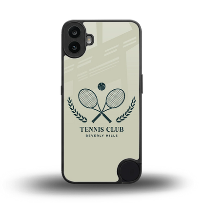 Tennis Club BH back phone cover | glass case for cmf nothing phone 1