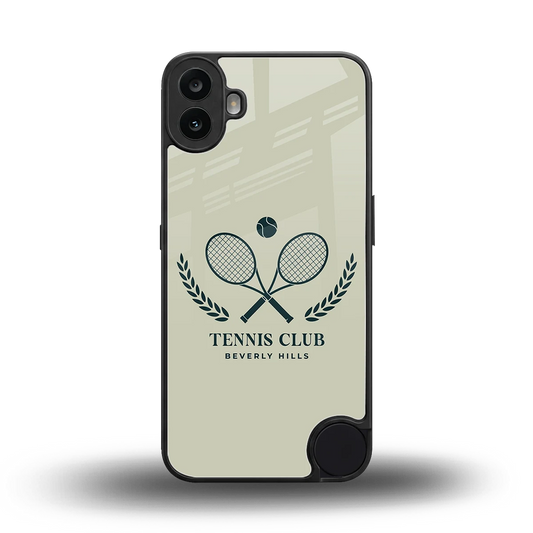 Tennis Club BH back phone cover | glass case for cmf nothing phone 1