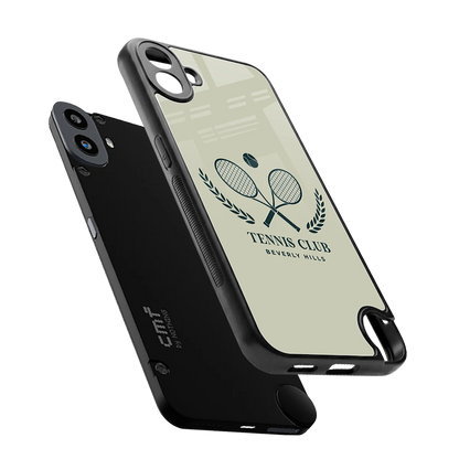 Tennis Club BH sleek cmf nothing phone 1 cover with tempered glass back and TPU edges