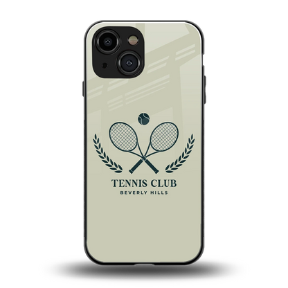 Tennis Club BH back phone cover | glass case for iphone 12 mini