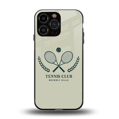Tennis Club BH back phone cover | glass case for iphone 14 pro max