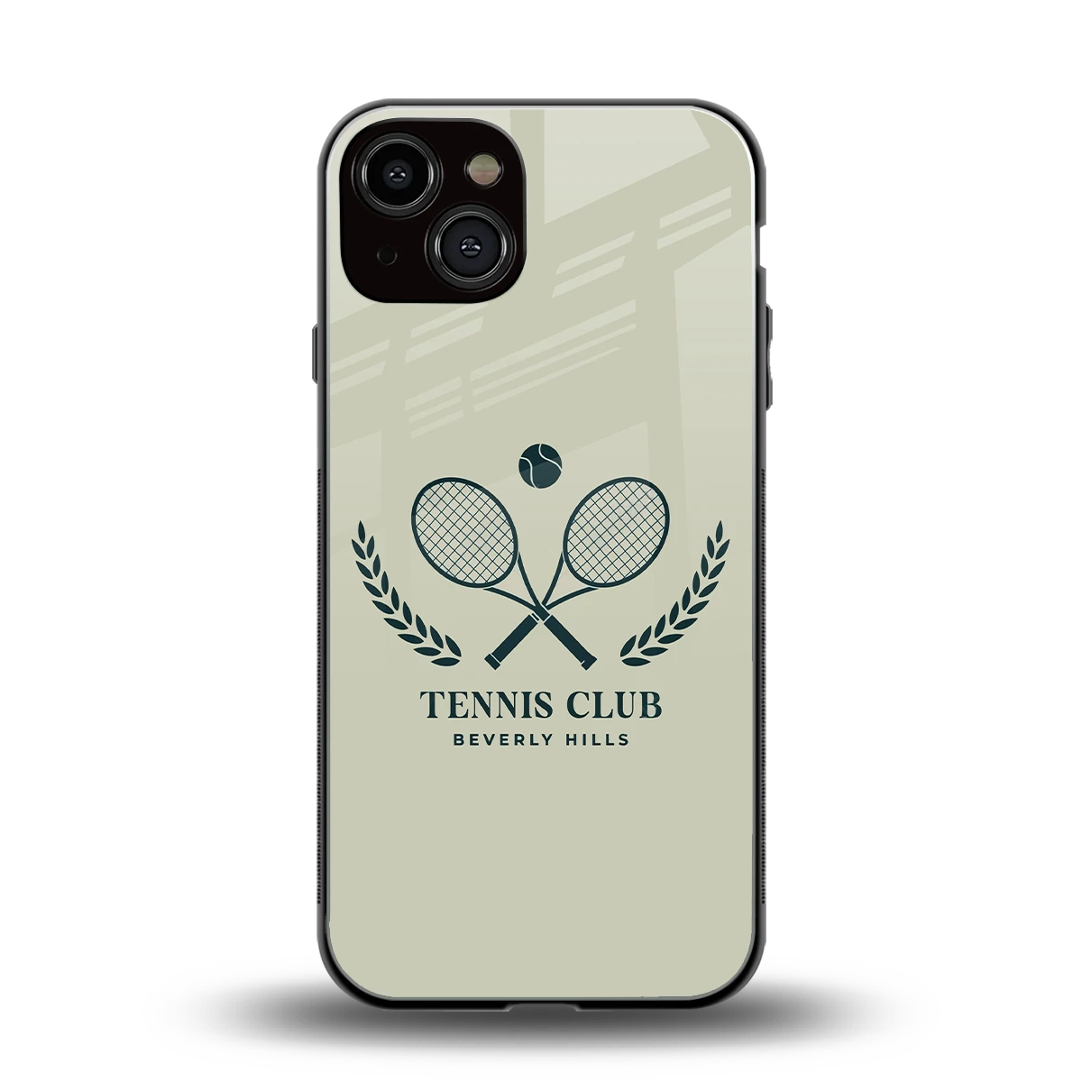 Tennis Club BH back phone cover | glass case for iphone 14