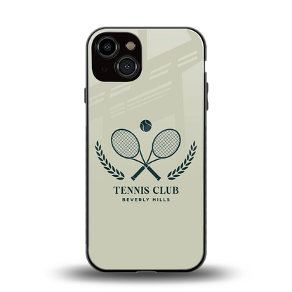 Tennis Club BH back phone cover | glass case for iphone 14