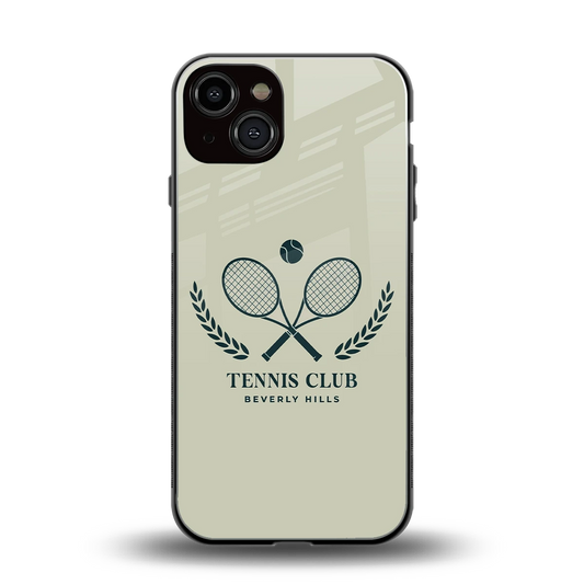 Tennis Club BH back phone cover | glass case for iphone 14