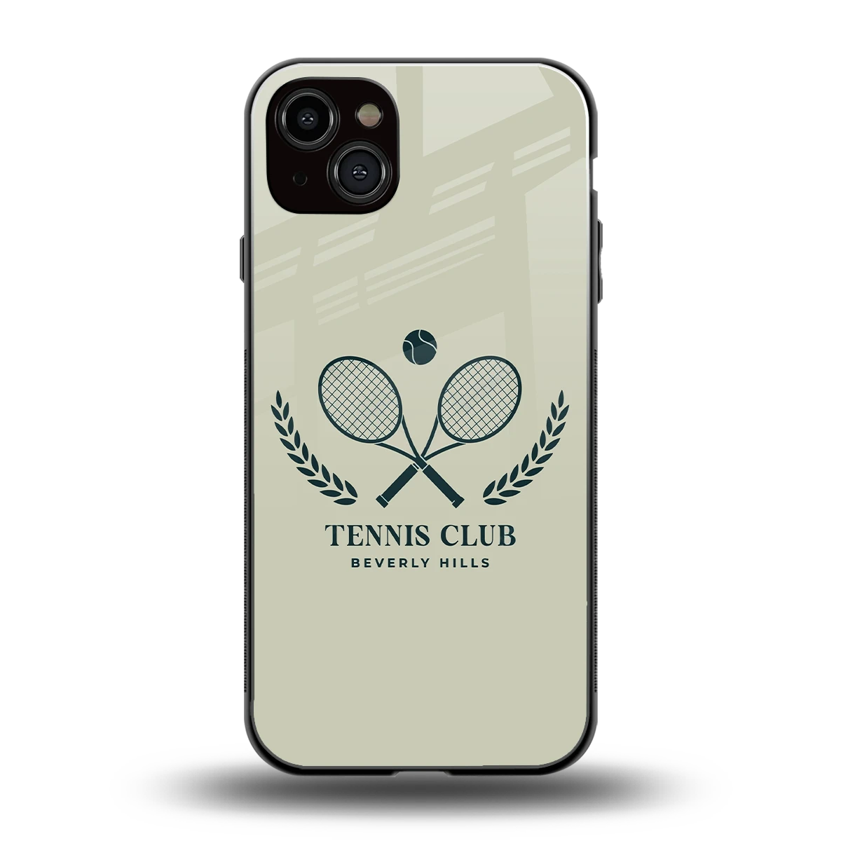 Tennis Club BH back phone cover | glass case for iphone 14 plus
