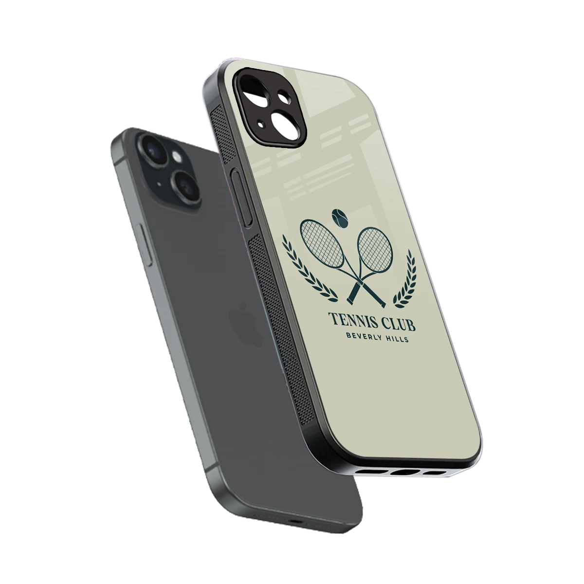 Tennis Club BH sleek iphone 14 plus cover with tempered glass back and TPU edges