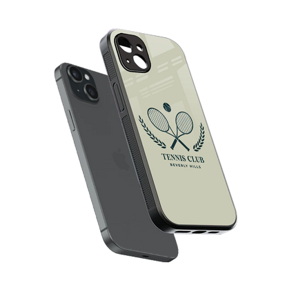 Tennis Club BH sleek iphone 14 plus cover with tempered glass back and TPU edges