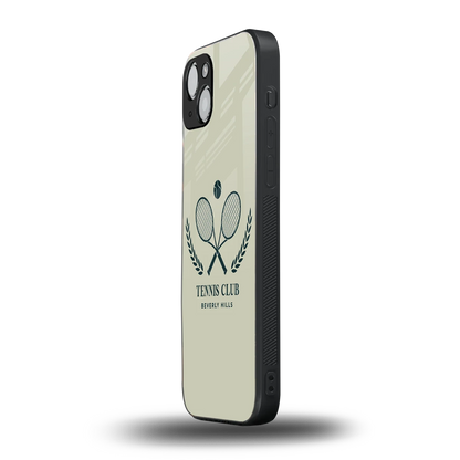 Tennis Club BH iphone 14 plus mobile cover | shockproof glass phone case