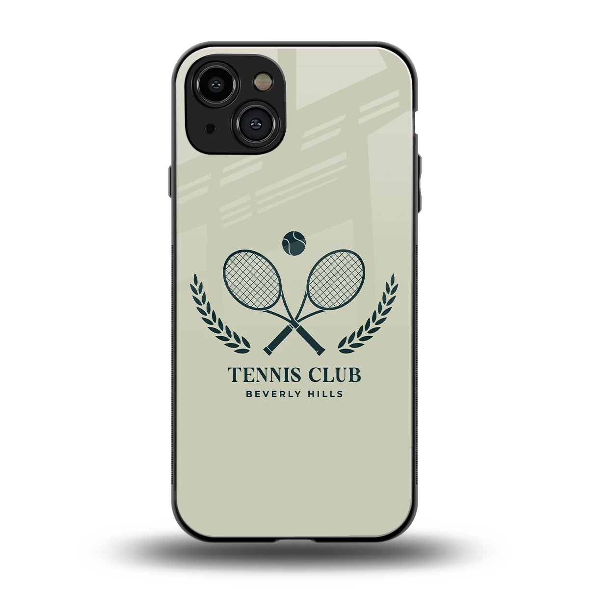 Tennis Club BH back phone cover | glass case for iphone 15