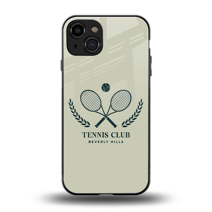Tennis Club BH back phone cover | glass case for iphone 15