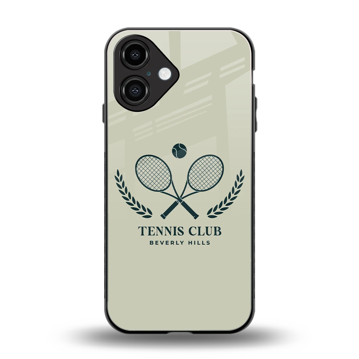 Tennis Club BH back phone cover | glass case for iphone 16
